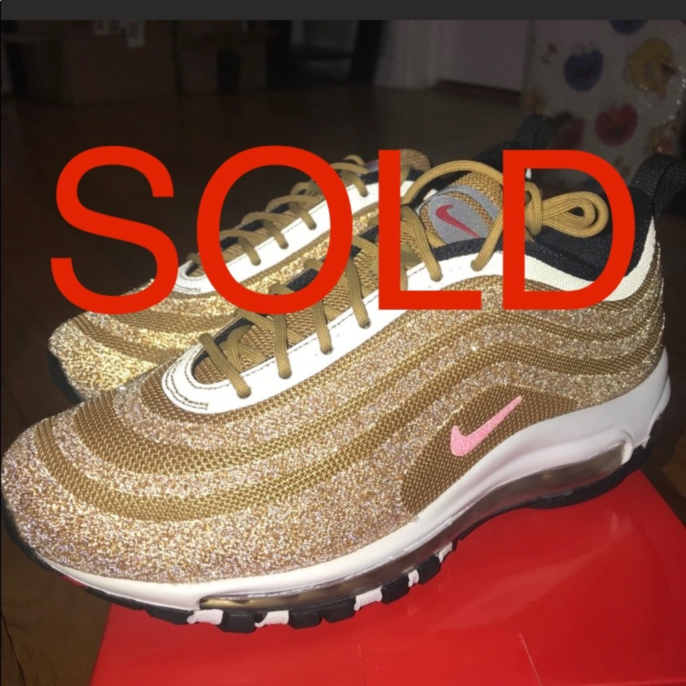 Air Max 97 LX Swarovski Gold Sz 8 Women Brand New